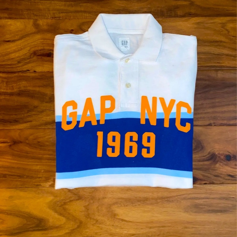 Kids Gap Logo Pique Polo Shirt